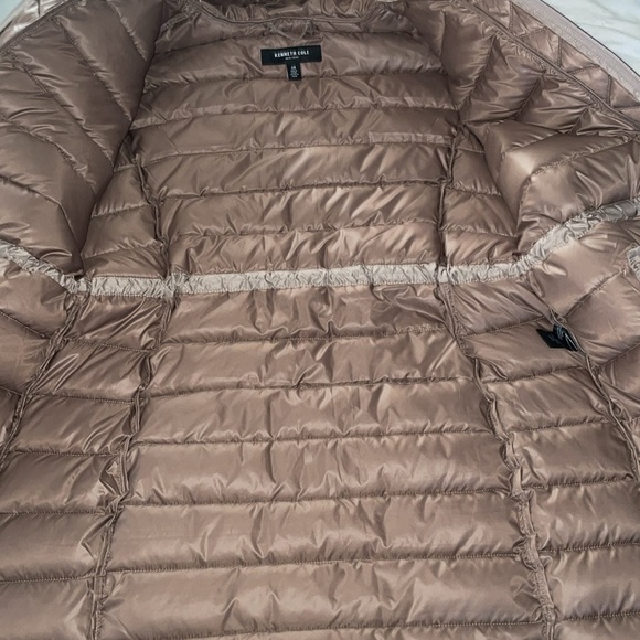NWOT Kenneth Cole Khaki Brown Quilted Anorak Jacket - Picture 13 of 15
